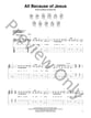 All Because Of Jesus Guitar and Fretted sheet music cover